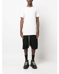 T-shirt à col rond blanc Rick Owens DRKSHDW