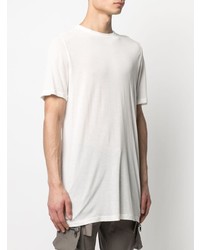 T-shirt à col rond blanc Rick Owens