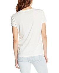 T-shirt à col rond blanc Levi's