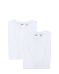 T-shirt à col rond blanc Levi's