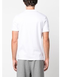 T-shirt à col rond blanc BOSS