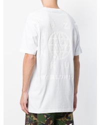 T-shirt à col rond blanc Sankuanz