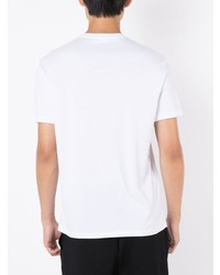 T-shirt à col rond blanc Armani Exchange