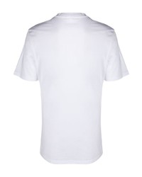 T-shirt à col rond blanc Balmain