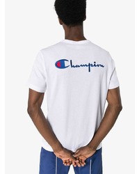 T-shirt à col rond blanc Champion