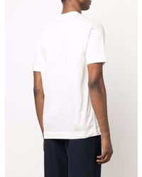 T-shirt à col rond blanc Emporio Armani