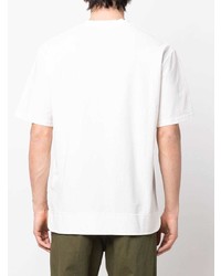 T-shirt à col rond blanc Jil Sander