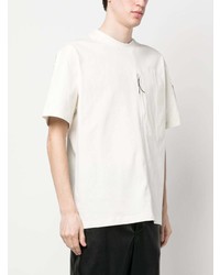 T-shirt à col rond blanc A-Cold-Wall*