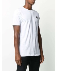 T-shirt à col rond blanc Philipp Plein