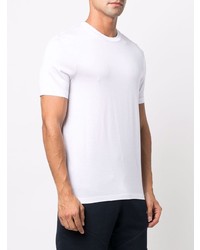 T-shirt à col rond blanc Emporio Armani