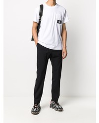 T-shirt à col rond blanc Calvin Klein Jeans