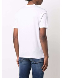 T-shirt à col rond blanc Jacob Cohen