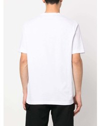T-shirt à col rond blanc Just Cavalli