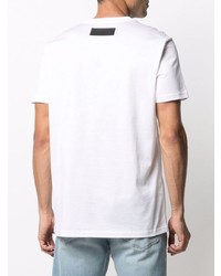 T-shirt à col rond blanc Low Brand