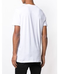 T-shirt à col rond blanc Calvin Klein Jeans