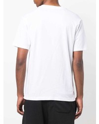 T-shirt à col rond blanc New Balance