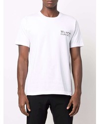 T-shirt à col rond blanc White Mountaineering