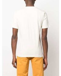 T-shirt à col rond blanc MSGM