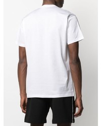 T-shirt à col rond blanc Low Brand