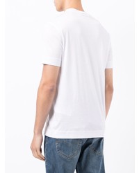 T-shirt à col rond blanc Emporio Armani