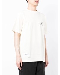 T-shirt à col rond blanc Alpha Industries