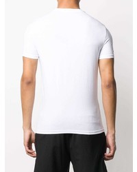 T-shirt à col rond blanc DSQUARED2