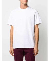 T-shirt à col rond blanc MSGM