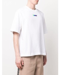 T-shirt à col rond blanc Off-White