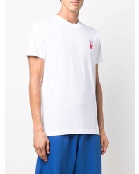 T-shirt à col rond blanc Off-White