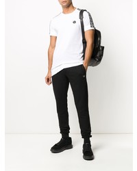 T-shirt à col rond blanc Philipp Plein