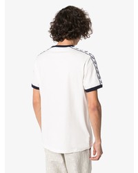 T-shirt à col rond blanc Fred Perry