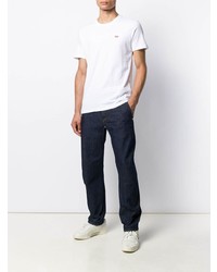 T-shirt à col rond blanc Levi's