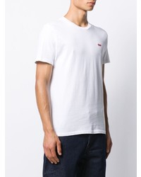 T-shirt à col rond blanc Levi's