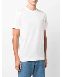 T-shirt à col rond blanc Emporio Armani