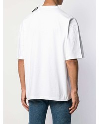 T-shirt à col rond blanc Balenciaga