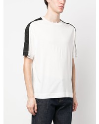 T-shirt à col rond blanc Emporio Armani