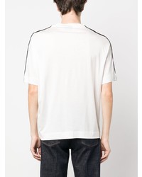 T-shirt à col rond blanc Emporio Armani