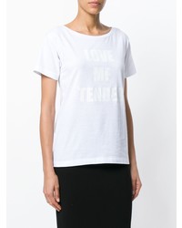 T-shirt à col rond blanc Blugirl