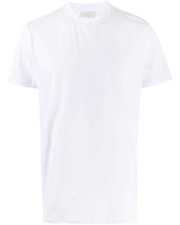 T-shirt à col rond blanc Low Brand