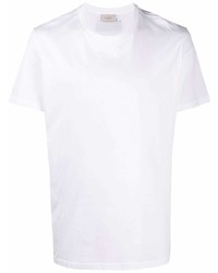 T-shirt à col rond blanc Low Brand