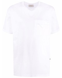 T-shirt à col rond blanc Low Brand