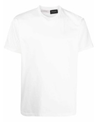 T-shirt à col rond blanc Low Brand