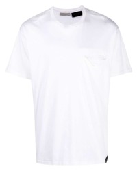 T-shirt à col rond blanc Low Brand