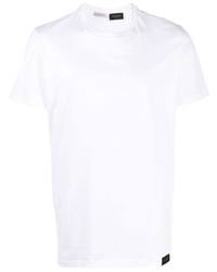 T-shirt à col rond blanc Low Brand