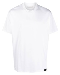 T-shirt à col rond blanc Low Brand