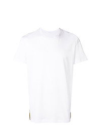 T-shirt à col rond blanc Low Brand