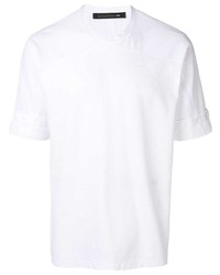 T-shirt à col rond blanc Mackintosh 0004