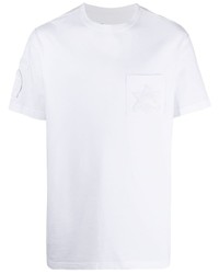 T-shirt à col rond blanc Maharishi