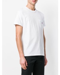 T-shirt à col rond blanc MAISON KITSUNÉ