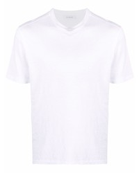 T-shirt à col rond blanc Malo